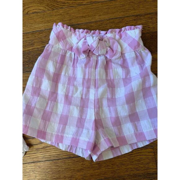 Mayoral Girls' Eyelet Blouse and Gingham Shorts Size 3 - Picture 3 of 6